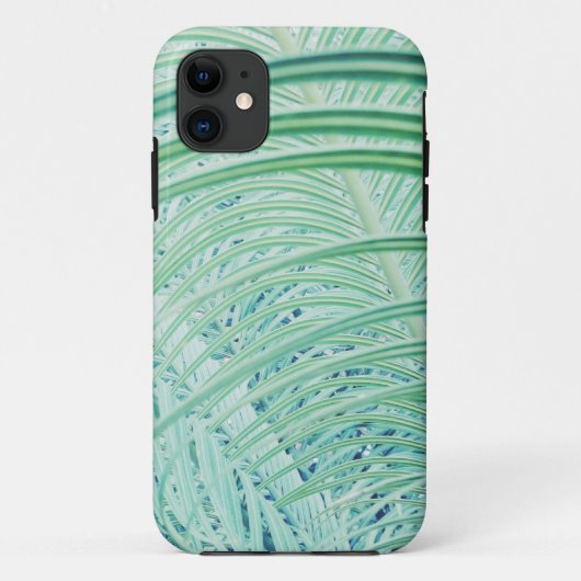柔らかい緑の植物ヤシの葉 Case-Mate iPhoneケース (裏面)