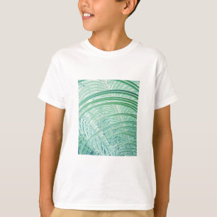 柔らかい緑の植物ヤシの葉 Tシャツ