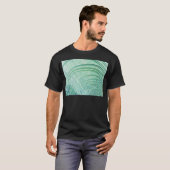 柔らかい緑の植物ヤシの葉 Tシャツ (正面フル)