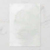 柔らかい緑の熱帯結婚の花の情報 エンクロージャーカード (裏面)