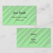 柔らかい緑の陰のデザインの名刺 名刺 (正面/裏面)