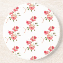 柔らかい繊細なピンクと赤いバラのエレガントフローラ