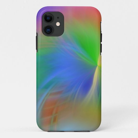 柔らかい羽のような虹色 Case-Mate iPhoneケース (裏面)