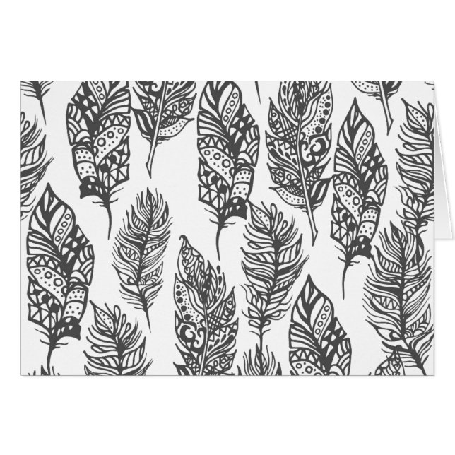 柔らかい羽の落書き (正面横)