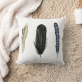 柔らかい羽I クッション (ブランケット)