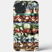 柔らかい色のテクスチャーで粒状ガラスのトーン Case-Mate iPhoneケース (裏面)