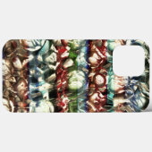 柔らかい色のテクスチャーで粒状ガラスのトーン Case-Mate iPhoneケース (裏面 (横))