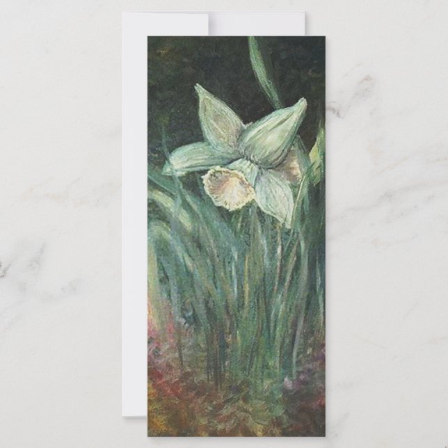 柔らかい色合いの水仙の美しい芸術 (正面)