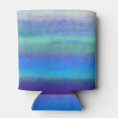 柔らかい色合いの青と緑 缶クーラー (裏面)