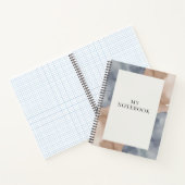 柔らかい色合い：巧みな縁どデザイン ノートブック (内部)