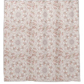 柔らかい花のシャワーカーテン シャワーカーテン (正面)