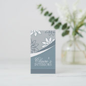 柔らかい花の名刺 名刺 (スタンド正面)