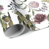 柔らかい花の背景 ラッピングペーパー (ロールコーナー)