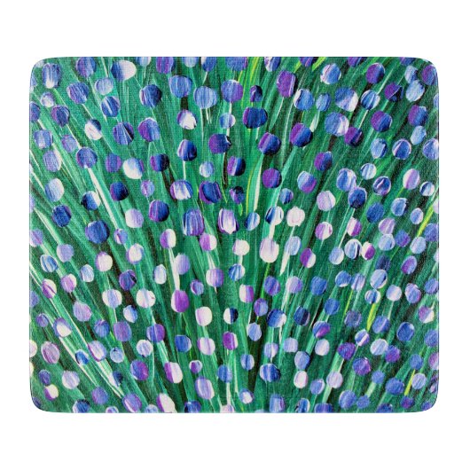 柔らかい花びら カッティングボード (正面)