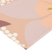 柔らかい花 – 桃 テーブルクロス (アングル)