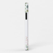 柔らかい葉フローラと小さな芽の花 Case-Mate iPhoneケース (裏面/右)