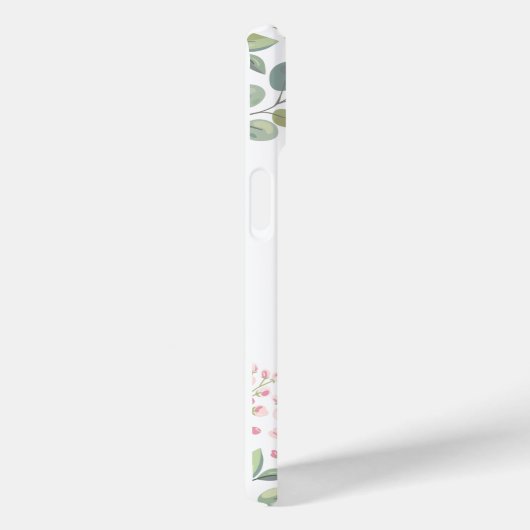 柔らかい葉フローラと小さな芽の花 Case-Mate iPhoneケース (裏面 / 右)