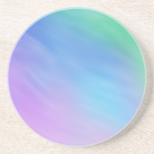 柔らかい虹の色の空 コースター (正面)