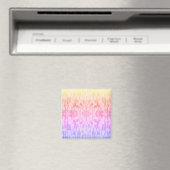柔らかい虹の色パターン（の模様が）ある マグネット (インサイチュ (食洗機))