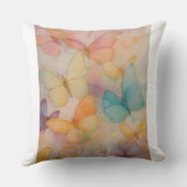 柔らかい蝶のデザイン クッション (裏面)