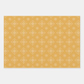 柔らかい複雑でかわいらし花模様 ラッピングペーパーシート (正面)