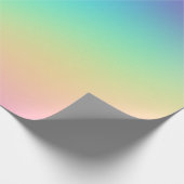 柔らかい角柱状レインボーグラデーション ラッピングペーパー (角)