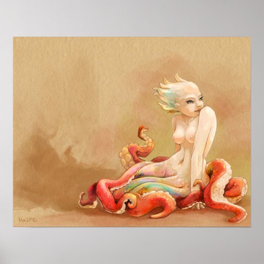 柔らかい触手 ポスター (正面)