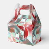 柔らかい赤い珊瑚の中でねじれた円形の部分から灰色 フェイバーボックス (裏面サイド)