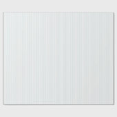 柔らかい赤ちゃん青と白ストライプの赤ちゃんシャワー ラッピングペーパー (フラット)