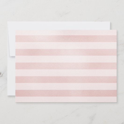 柔らかい赤面の花模様のモダンな洗礼の写真の招待状 サンキューカード (裏面)