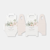 柔らかい赤面ピンクピーニーユーカリ結婚の葉 フェイバーボックス (折り畳みなし)