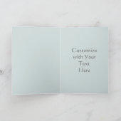 柔らかい陰の弓サンキューカード: カスタマイズ サンキューカード (内部)