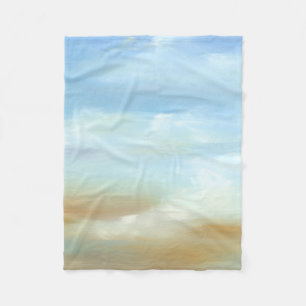柔らかい雲との美しいSkyscape フリースブランケット