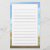 柔らかい雲との美しいSkyscape 便箋 (正面)