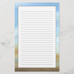 柔らかい雲との美しいSkyscape 便箋