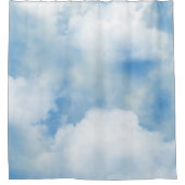 柔らかい雲のシャワー・カーテン シャワーカーテン (正面)