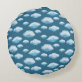 柔らかい雲 ラウンドクッション (裏面)