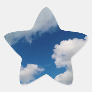 柔らかい雲 星シール