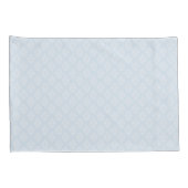 柔らかい青いダマスク模様 枕カバー (裏面-右)