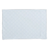 柔らかい青いダマスク模様 枕カバー (正面右)