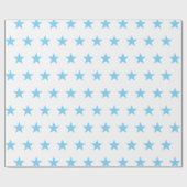 柔らかい青い星 ラッピングペーパー (フラット)