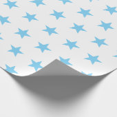 柔らかい青い星 ラッピングペーパー (角)