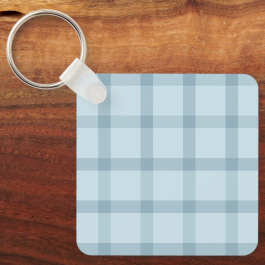 柔らかい青 キーホルダー (正面)