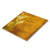 柔らかい黄金のタラのユリ タイル (側面)