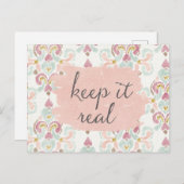 柔らかいDeco III |はそれを実質保ちます ポストカード (正面/裏面)