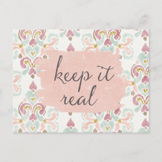 柔らかいDeco III |はそれを実質保ちます ポストカード (正面)