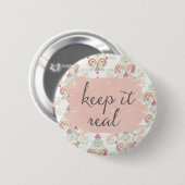 柔らかいDeco III |はそれを実質保ちます 缶バッジ (正面&裏面)