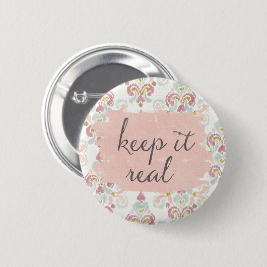 柔らかいDeco III |はそれを実質保ちます 缶バッジ (正面&裏面)