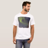 柔らかいNorthern Lights; カスタマイズ可能 Tシャツ (正面フル)