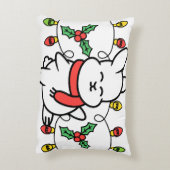 柔らかくて居心地の良い枕はアドインに最適 アクセントクッション (裏面(縦))